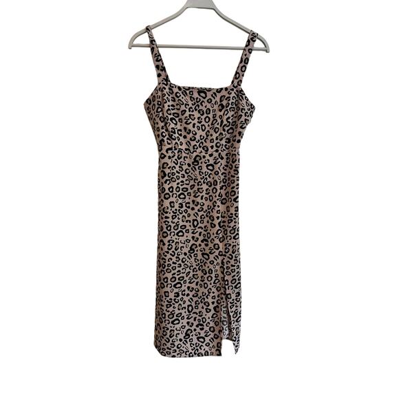 NEW Sanctuary Georgina Cheetah Leopard Print Midi Sundress Size: 4 Small - Picture 3 of 10